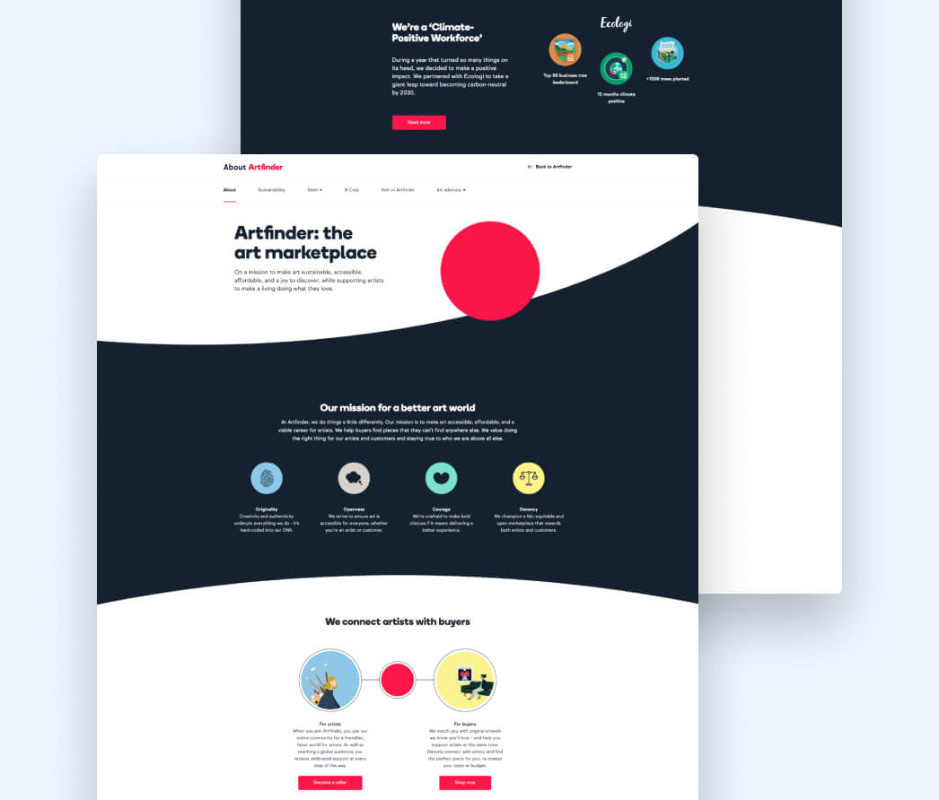 Artfinder screenshot